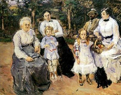 Max Slevogt Familie Slevogt im Garten von Godramstein oil painting picture